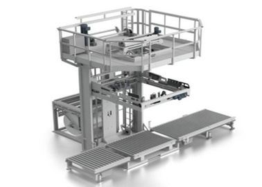 China De automatische Machine van de Rekkap om In dozen gedane Producten op Pallets Te verpakken fabriek